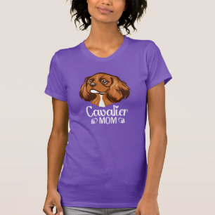 Camiseta Cavalier Mãe - Ruby Cavalier King Charles Spaniel