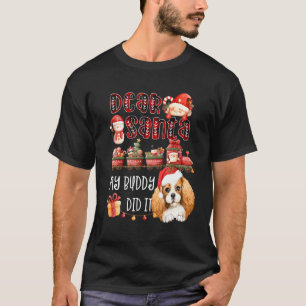 Camiseta Cavalier Spaniel Caros Papais noeis Que Meu Amigo