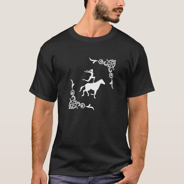 Camiseta Cavalinho de ginástica equestre (Frente)