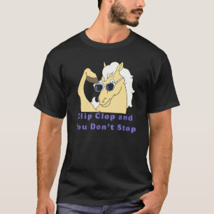 Camiseta Cavalinho Menino Menina Crianças Clip Clop E Você