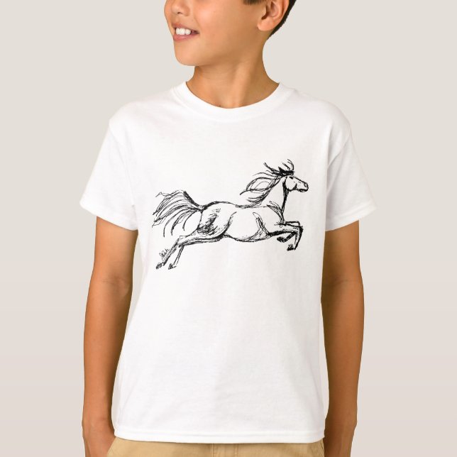 Camiseta Cavalo a Saltar (Frente)
