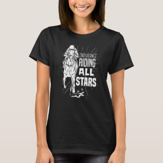 Camiseta Cavalo Ancorado Horseback Endurance Equestre Ridin