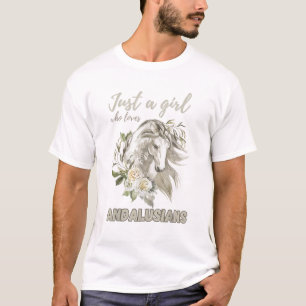 Camiseta Cavalo Andaluz é apenas uma garota que ama cavalos