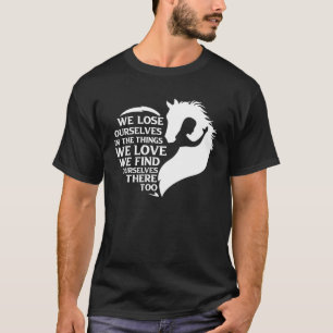 Camiseta Cavalo Andando De Cavalo Nós Nos Perderes Nas Cois