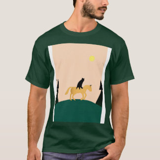 Camiseta Cavalo Anel de Gato Mínimo 1