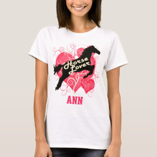 Camiseta Cavalo Ann personalizada amante