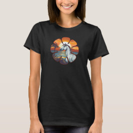Camiseta Cavalo ao Pôr do Sol