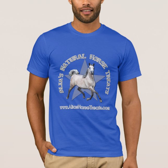 Camiseta Cavalo árabe - deleites naturais do cavalo de Alia (Frente)