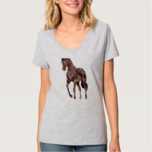 Cavalo árabe real ornamentado