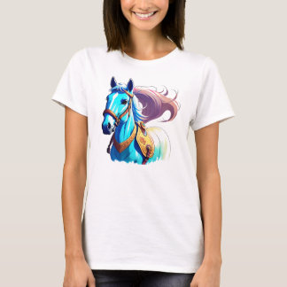 Camiseta Cavalo Azul