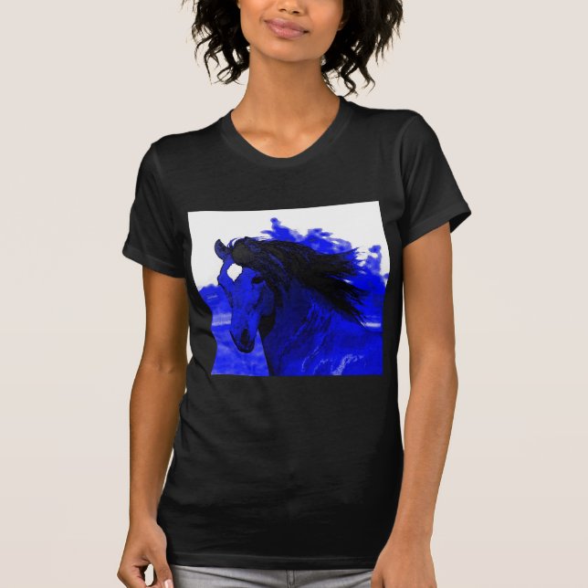 Camiseta Cavalo Azul (Frente)