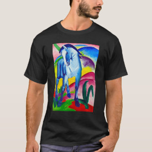 Camiseta Cavalo Azul Franz Marc Expressionista Cubismo Mode
