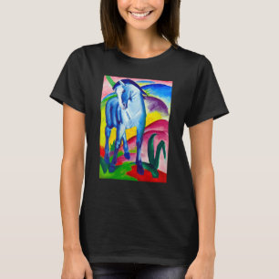 Camiseta Cavalo Azul Franz Marc Expressionista Cubismo Mode