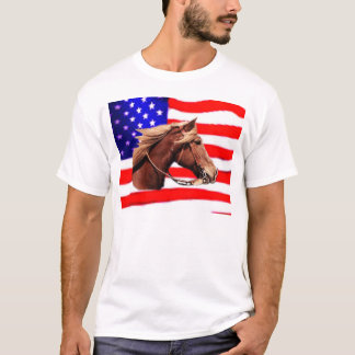Camiseta Cavalo/bandeira