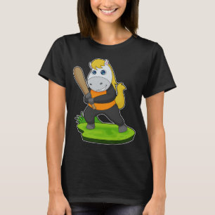Camiseta Cavalo Beisebol Taco de beisebol