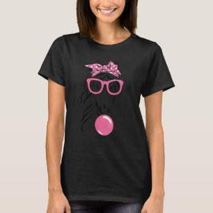 Camiseta Cavalo Bonito Para Meninas Com Bandana E Gl