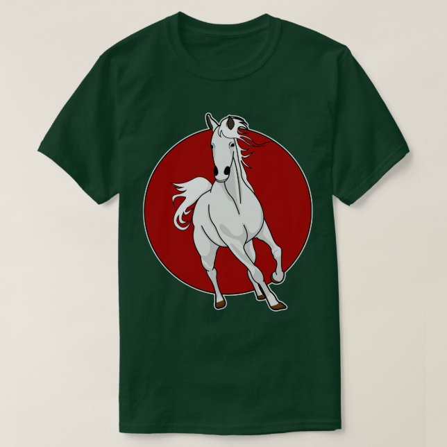 Camiseta Cavalo Branco (Frente do Design)
