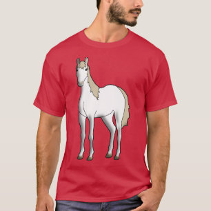 Camiseta cavalo branco