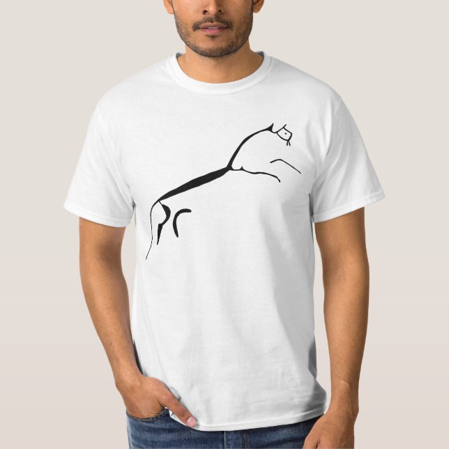 Camiseta Cavalo branco do castelo de Uffington (Frente)