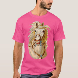Camiseta Cavalo Branco Para Amantes de os animais Equestria