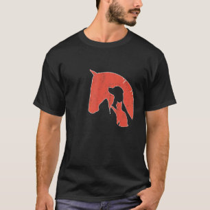 Camiseta Cavalo Cachorro Gato I Silhueta De Cavalos Cachorr