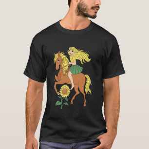 Camiseta Cavalo Caprichoso e Crina de Flor