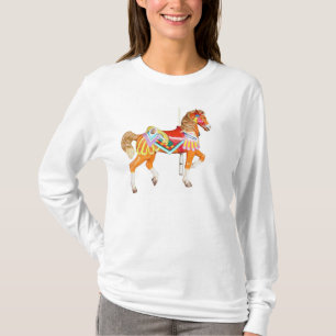 Camiseta Cavalo Carrossel Pintado Brilhante