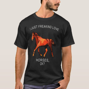 Camiseta Cavalo Castanho Ok Fazenda Animal