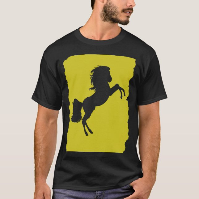 Camiseta cavalo cavaleiro bibi e tina (Frente)
