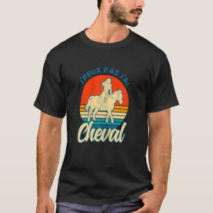 Camiseta Cavalo Cavaleiro Cavaleiro Vintage Eu Tenho Um Cav