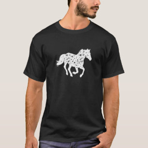 Camiseta Cavalo Celestial para Barril de Cavalo de Montaria