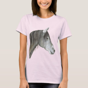 Camiseta Cavalo Cinza