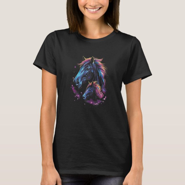 Camiseta Cavalo Colorido 11 (Frente)
