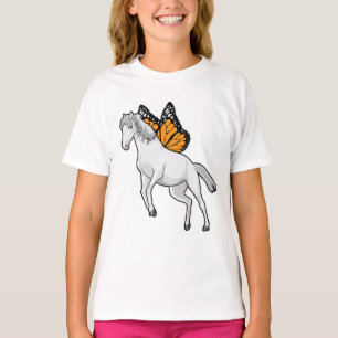 Camiseta Cavalo com borboleta