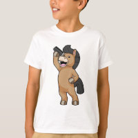 Cavalo com cabeleireiro com Comb