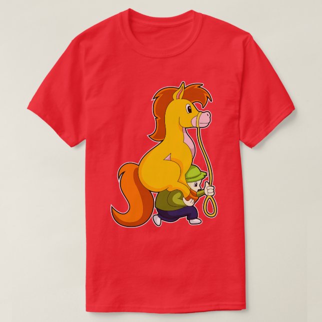 Camiseta Cavalo com Garoto (Frente do Design)