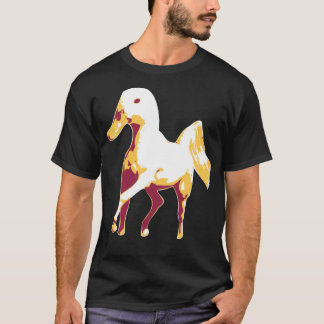 Camiseta Cavalo com labrador aquarela pata pri