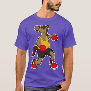 Camiseta Cavalo Como Boxer Com Luvas In A Box