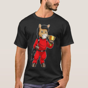 Camiseta Cavalo como campeão com troféu