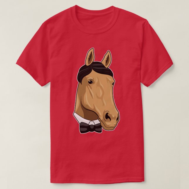 Camiseta Cavalo como cavalheiro com Arco (Frente do Design)