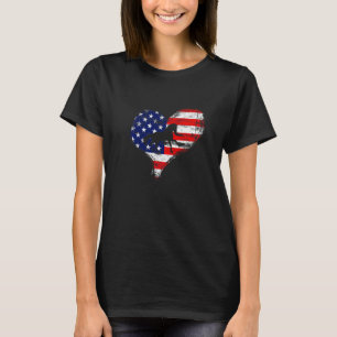 Camiseta Cavalo Coração Bandeira Americana Usa Orgulho Patr