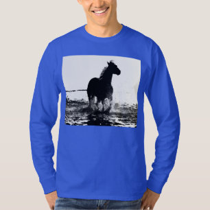 Camiseta Cavalo Corredor Real Real Elegante Moderno Elegant
