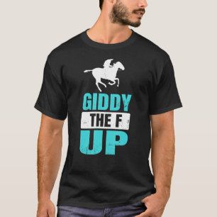 Camiseta Cavalo Correndo Equestre Giddy F Cima