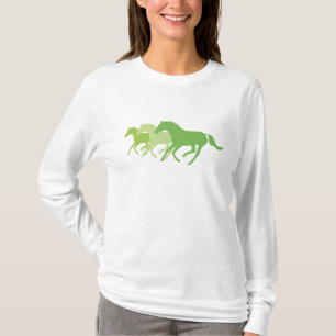 Camiseta Cavalo Correndo (Verde)