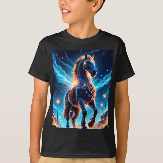 Camiseta Cavalo Cósmico (Frente)
