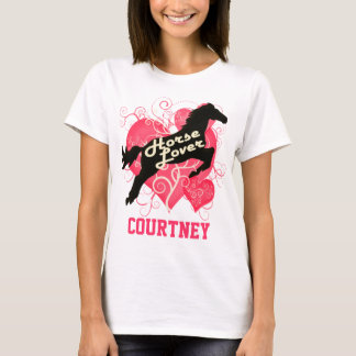 Camiseta Cavalo Courtney personalizado amante