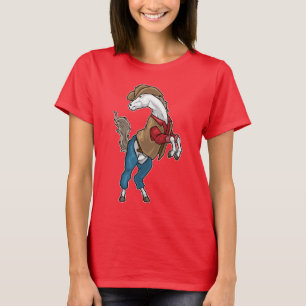 Camiseta Cavalo Cowboy Chapéu de cowboy