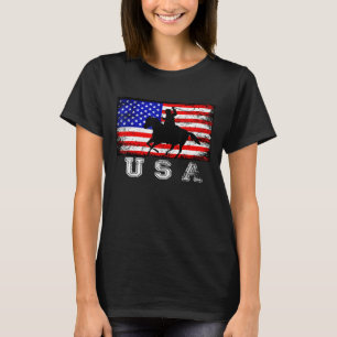 Camiseta Cavalo da Bandeira Americana Disturbada 5