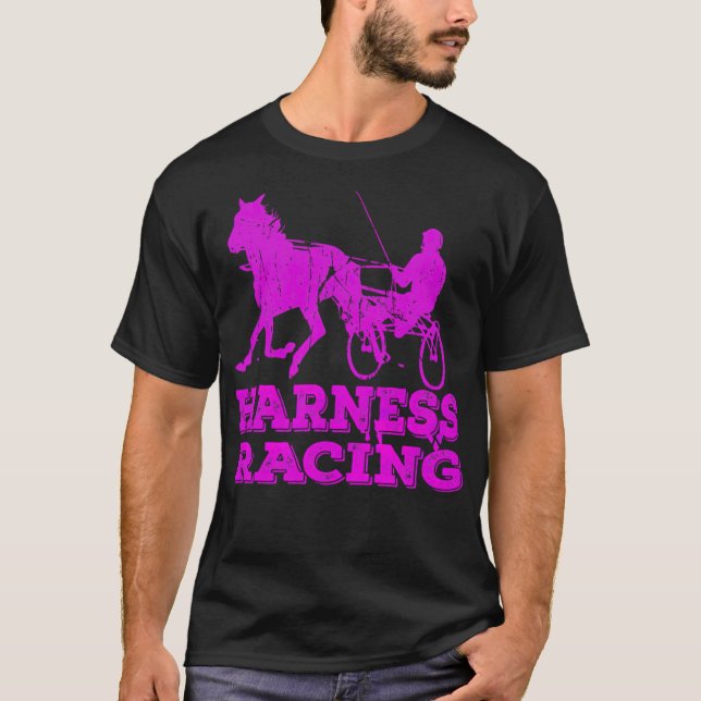Camiseta Cavalo da Corrida de Harness (Frente)