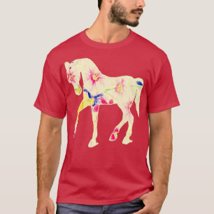 Camiseta Cavalo da flor1